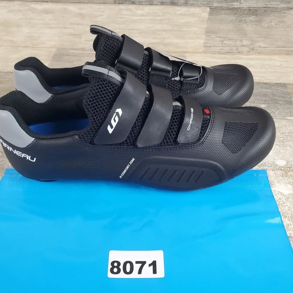 Louis Garneau Chrome XZ Road Cycling Shoes Mens Sz 11.5 Black
